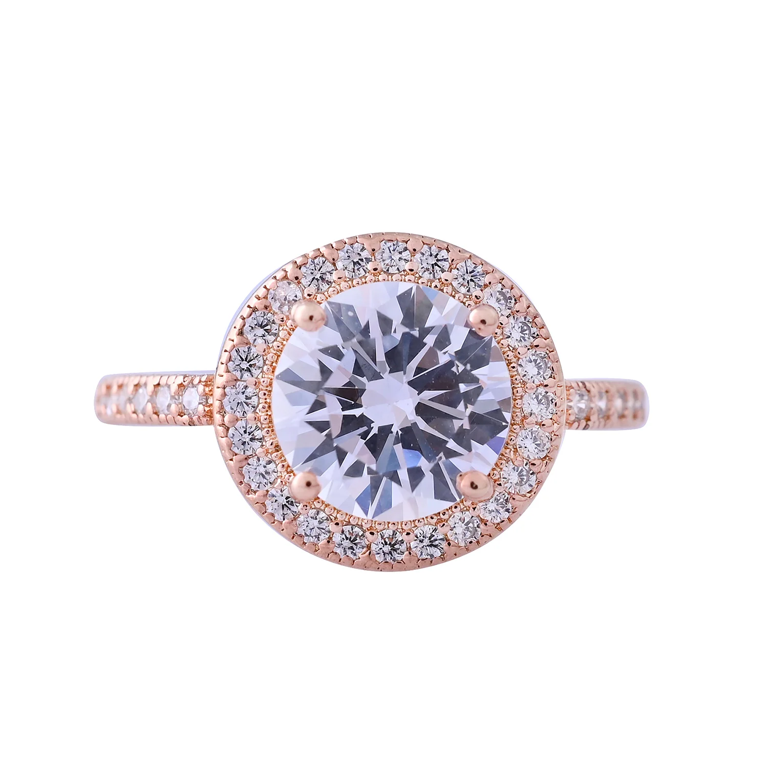 Sparkling Elegance Twinkle American Diamond Solitaire Ring - Image 3