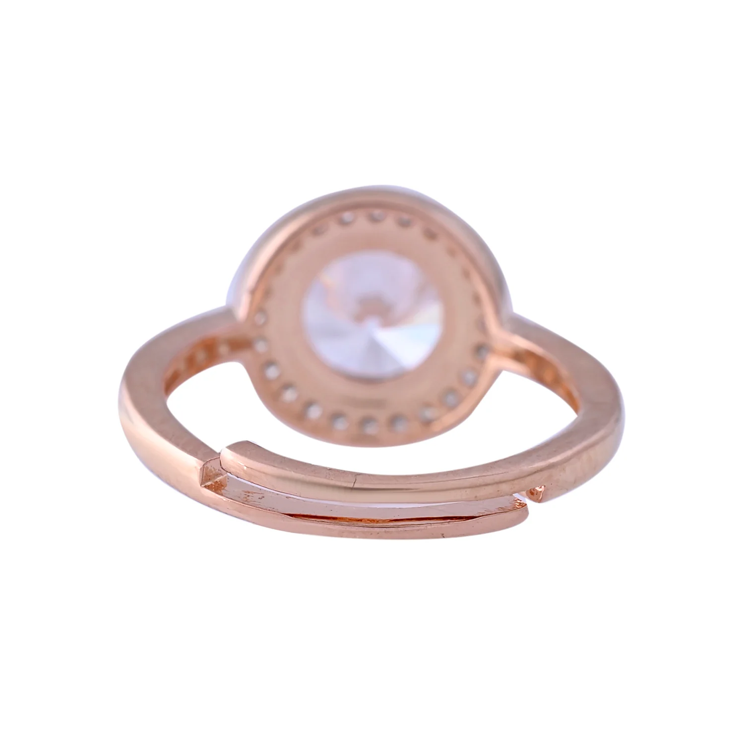 Sparkling Elegance Twinkle American Diamond Solitaire Ring - Image 5