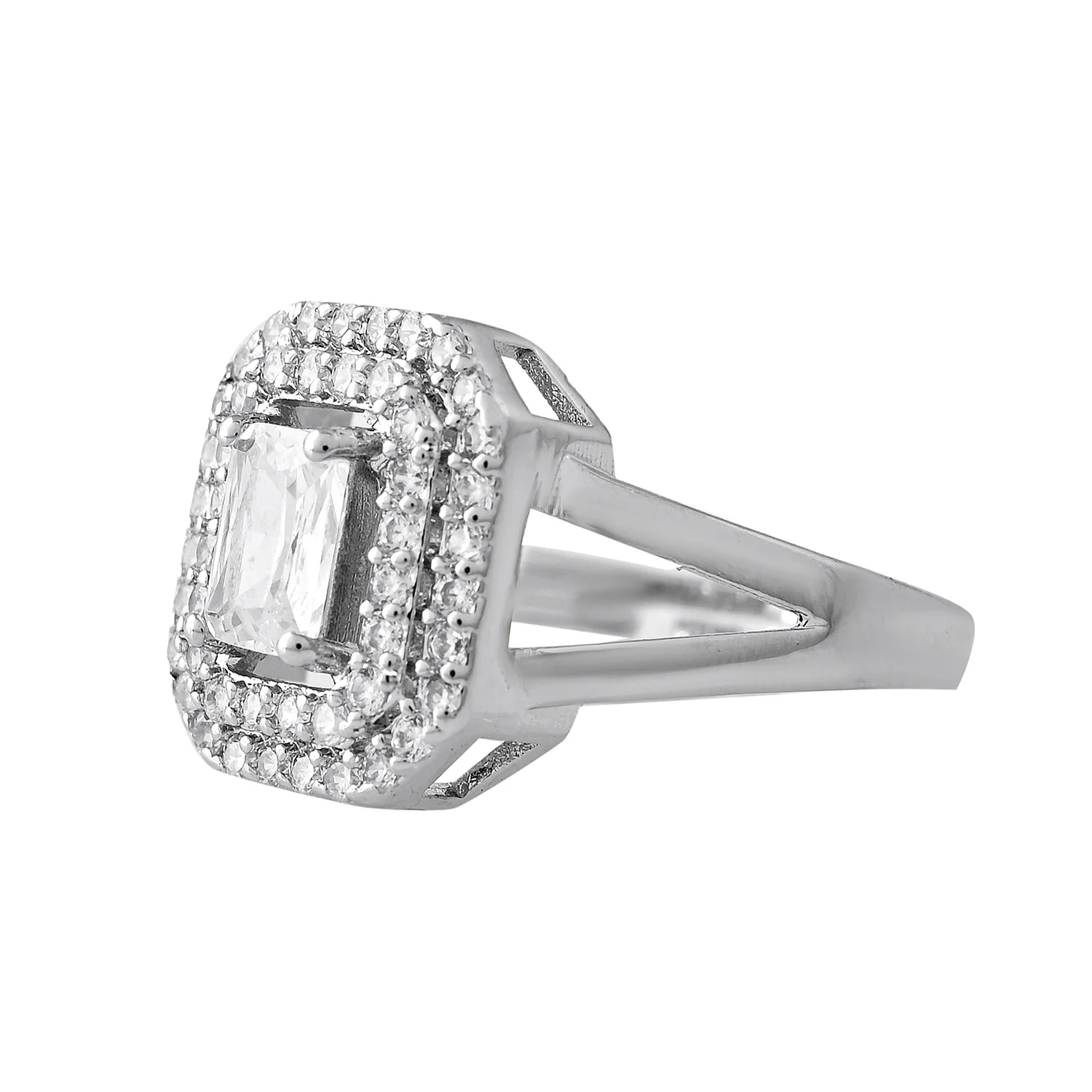 Sparkling Elegance Zenith American Diamond Solitaire Ring - Image 4