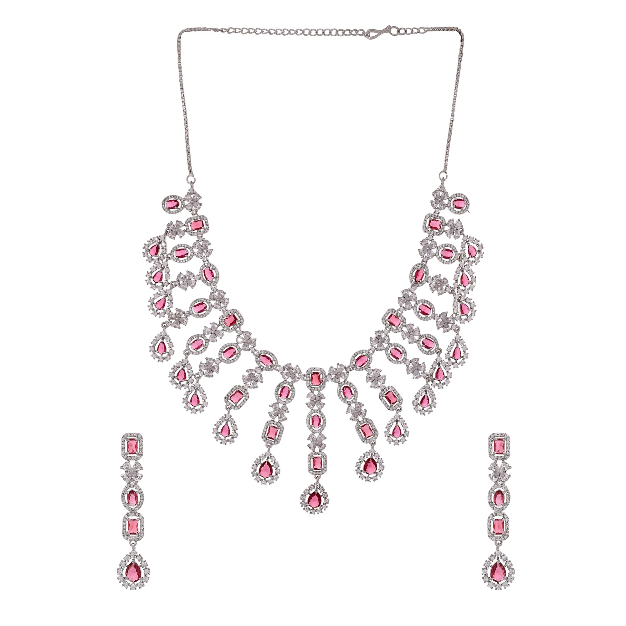 Sparkling Elegance Zirconia Opulent Jewellery Set - Image 5