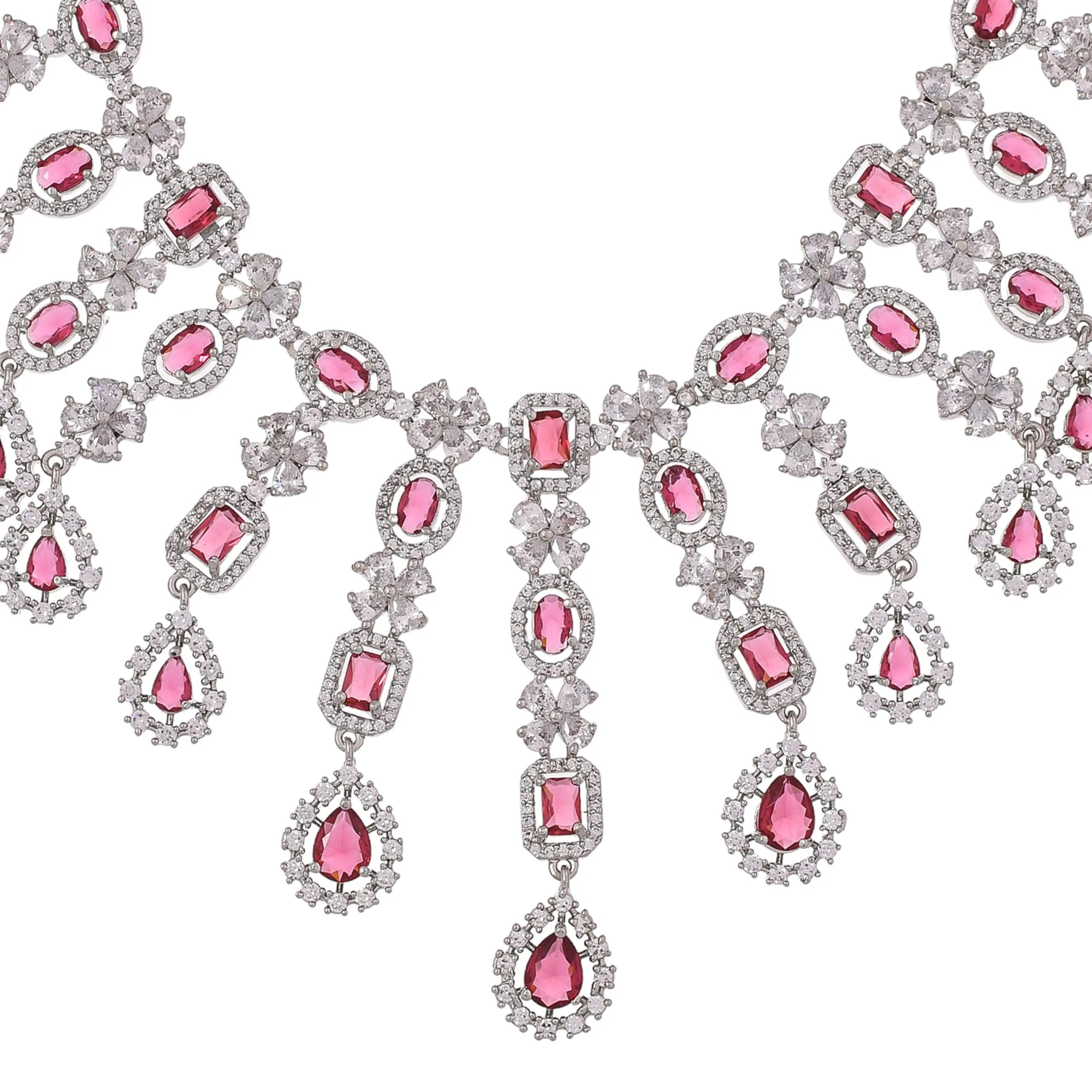 Sparkling Elegance Zirconia Opulent Jewellery Set - Image 6