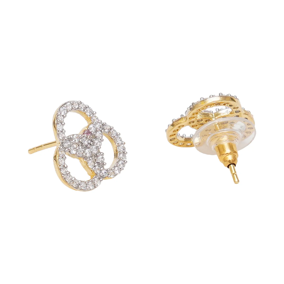 Sparkling Essentials Borromean Rings CZ Mangalsutra Set - Image 5