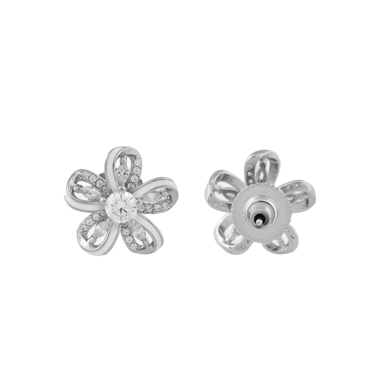 Sparkling Essentials Cosmic Blossom Stud Earrings - Image 5