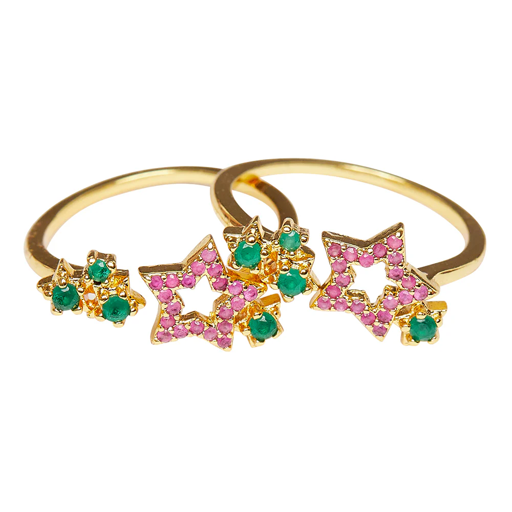 Sparkling Essentials Designer Pair Of Toe Rings For Women - Image 5