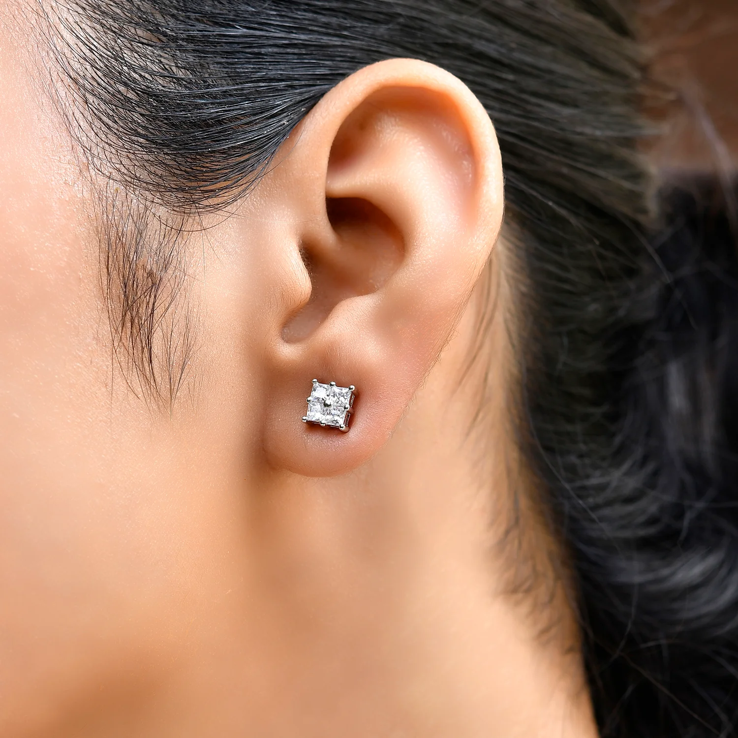 Sparkling Essentials Elysian Stud Earrings - Image 2