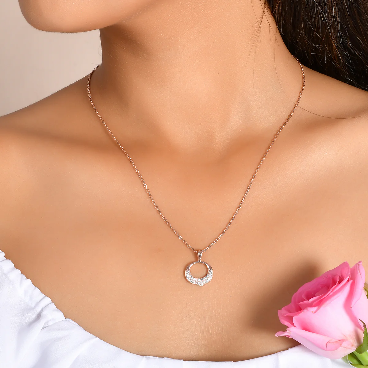 Sparkling Essentials Eternal Halo Pendant - Image 2