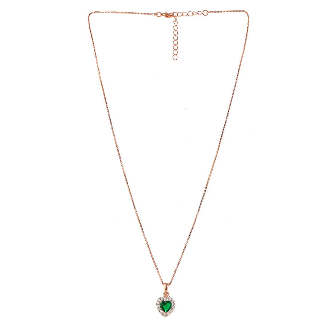 Sparkling Essentials Green Heart Shaped Zirconia Box Set - Image 4