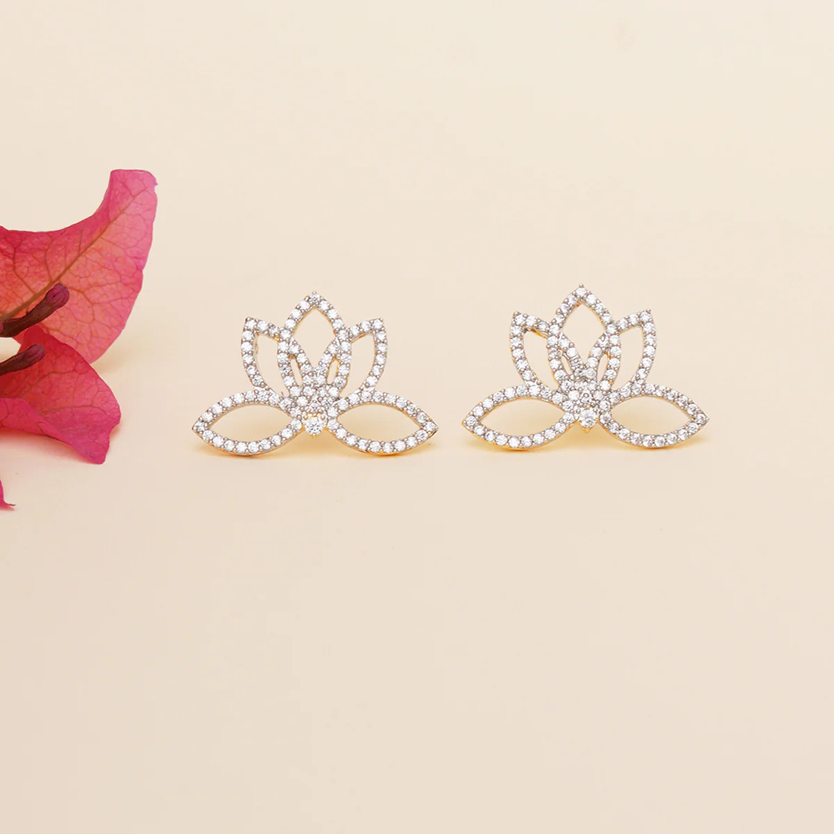 Sparkling Essentials Interlocked Marquise Earrings