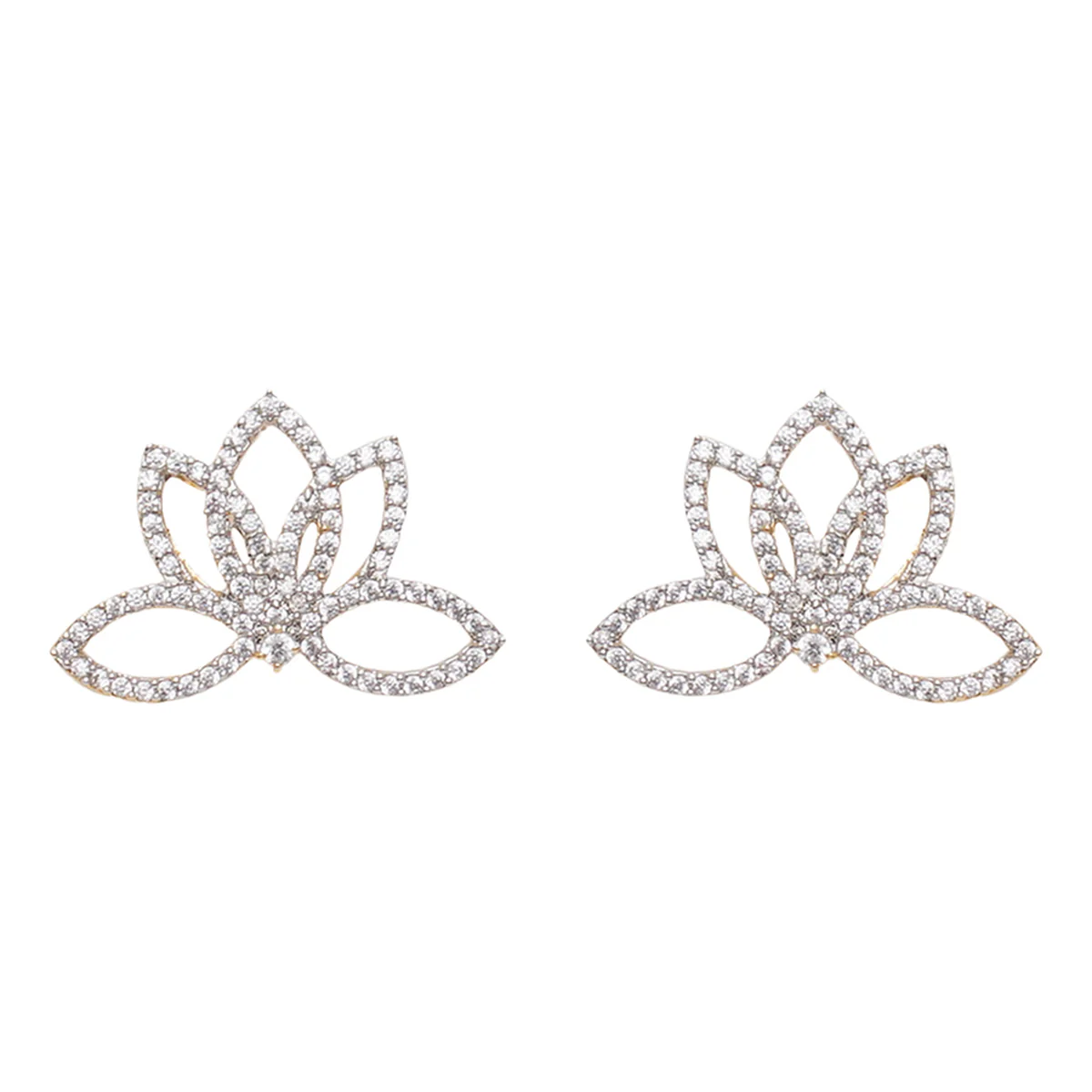 Sparkling Essentials Interlocked Marquise Earrings - Image 3
