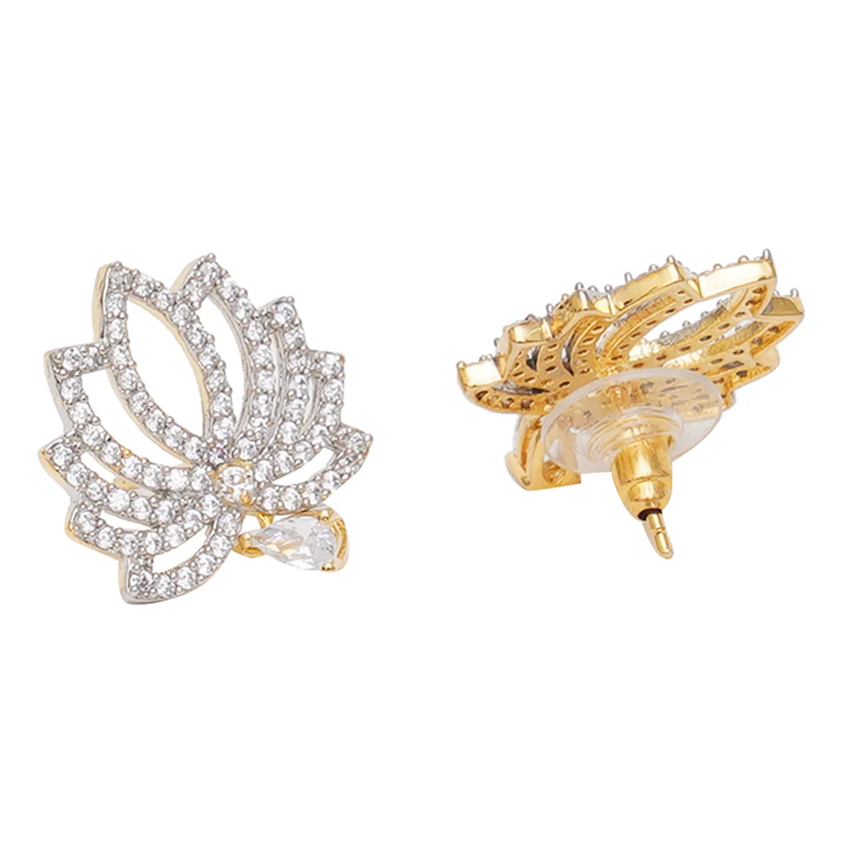 Sparkling Essentials Loatus Motifs Mangalsutra Set - Image 5