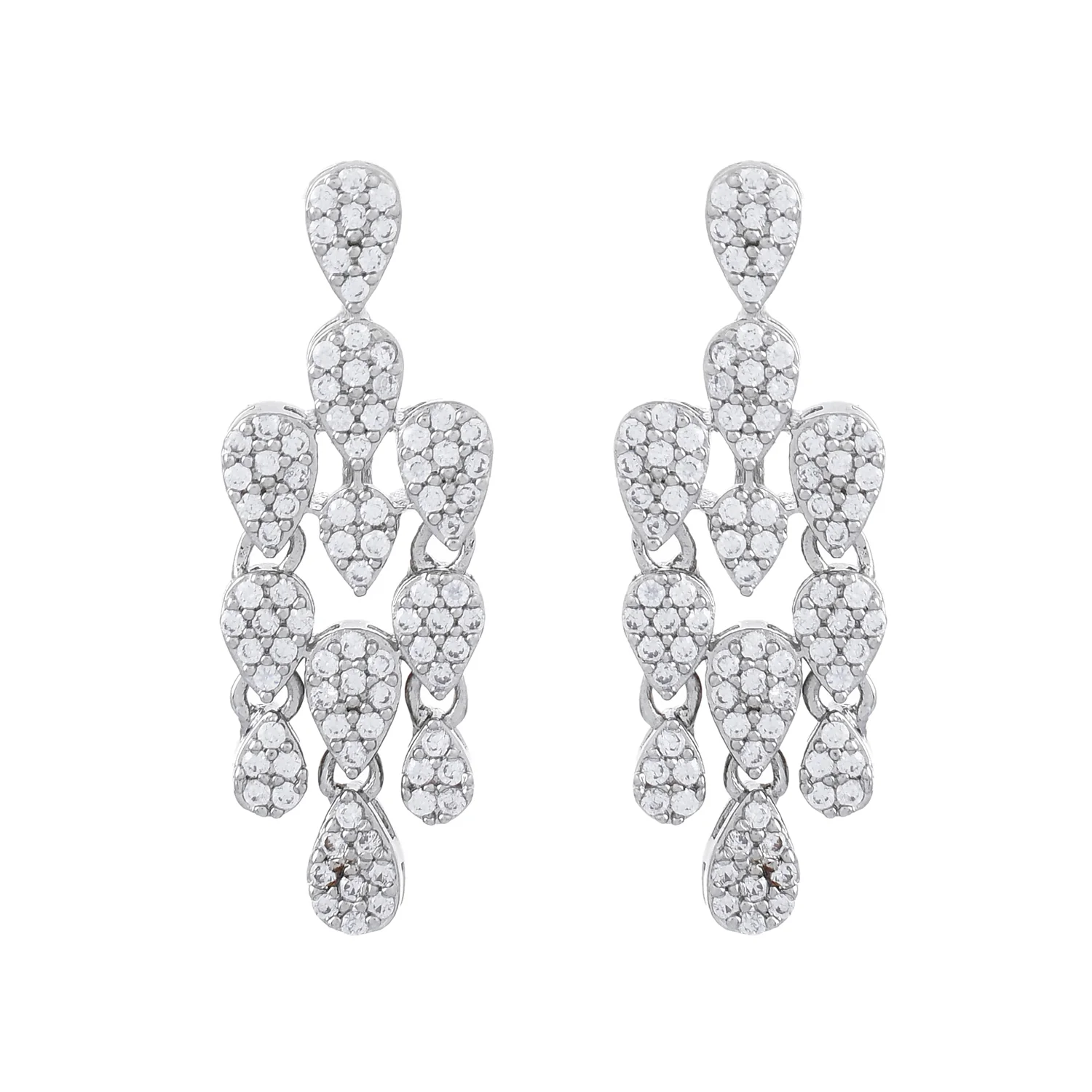 Sparkling Essentials Mystic Glam American Diamond Necklace Set - Image 6
