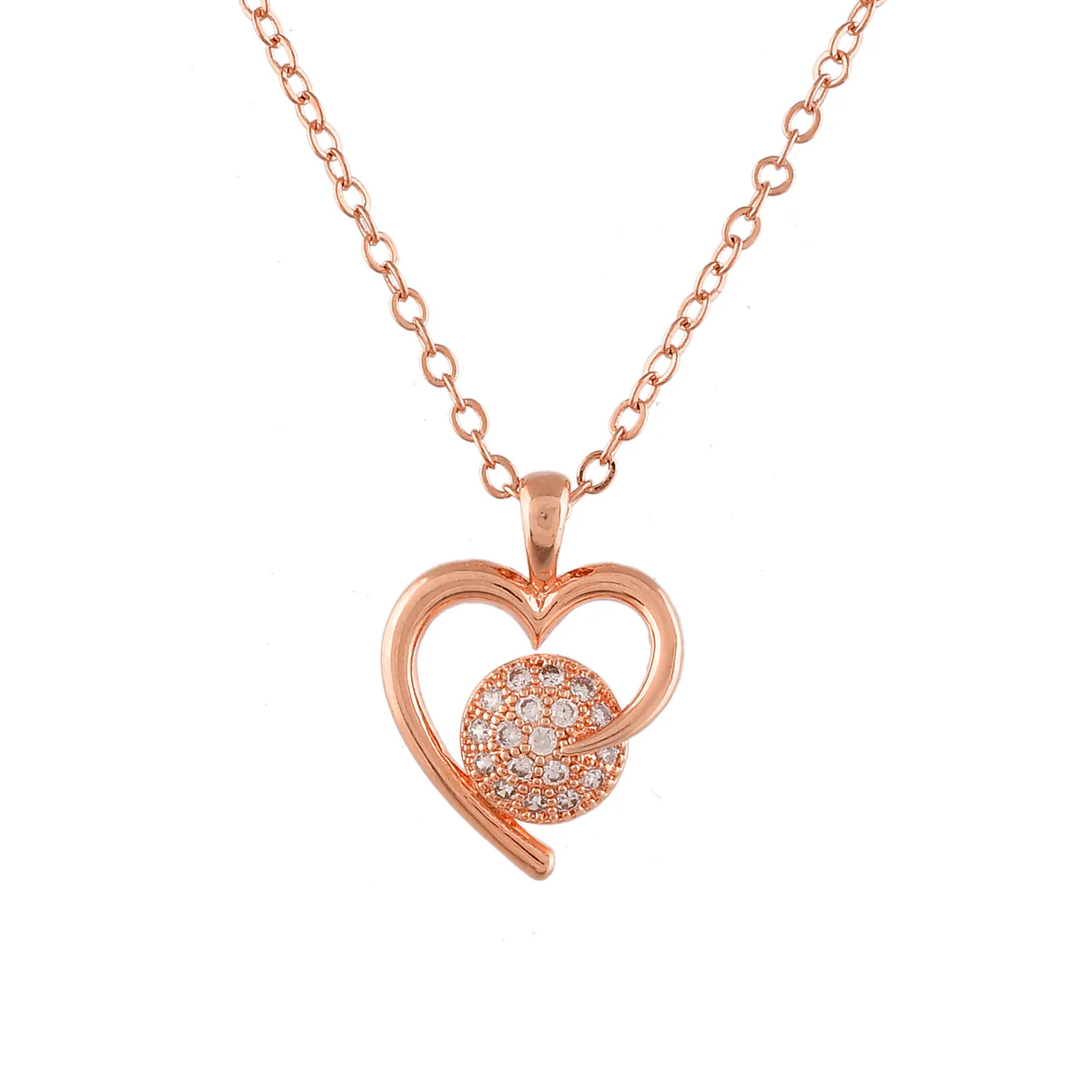 Sparkling Essentials Radiant Love Heart Pendant - Image 3