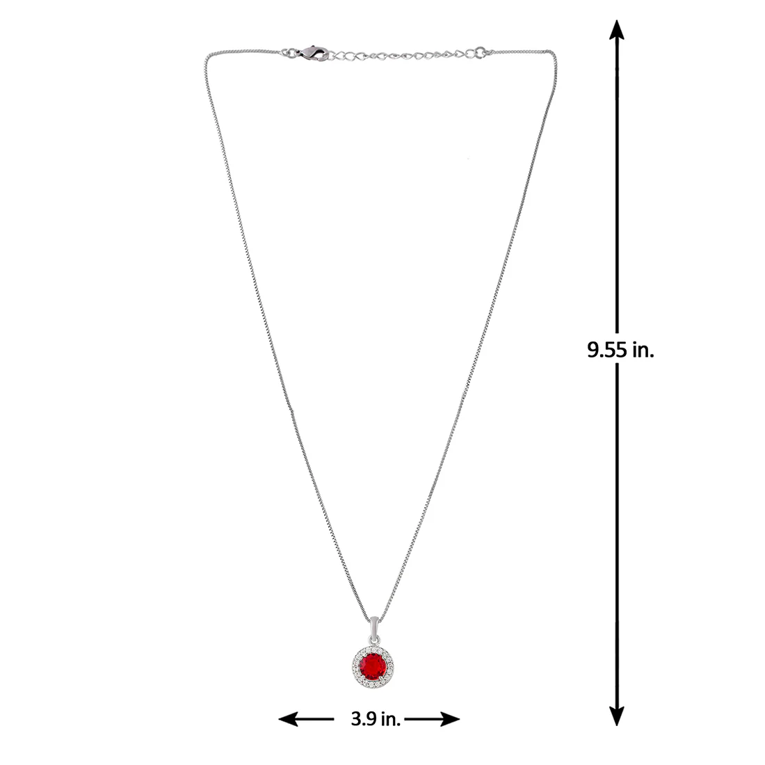 Sparkling Essentials Red Round Cut Cluster Setting CZ Box Set - Image 8