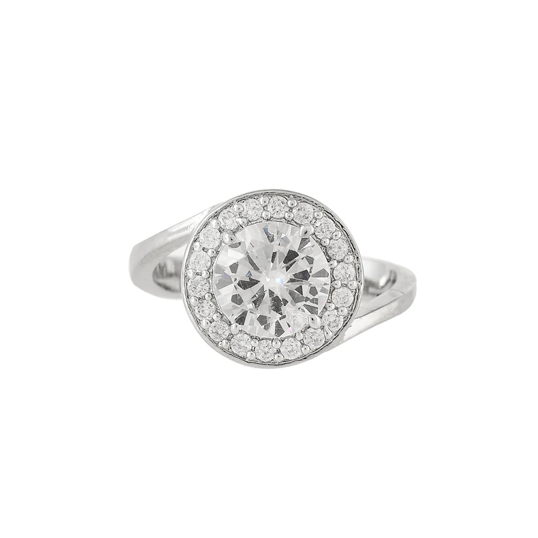 Sparkling Essentials Round Cut Cluster Setting White CZ Box Set - Image 7