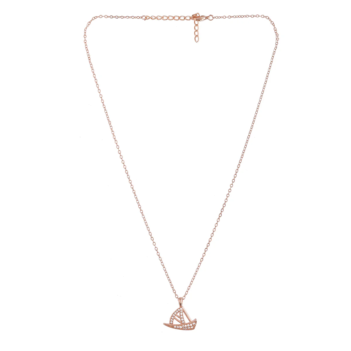 Sparkling Essentials Ship CZ Gems Pendant - Image 4