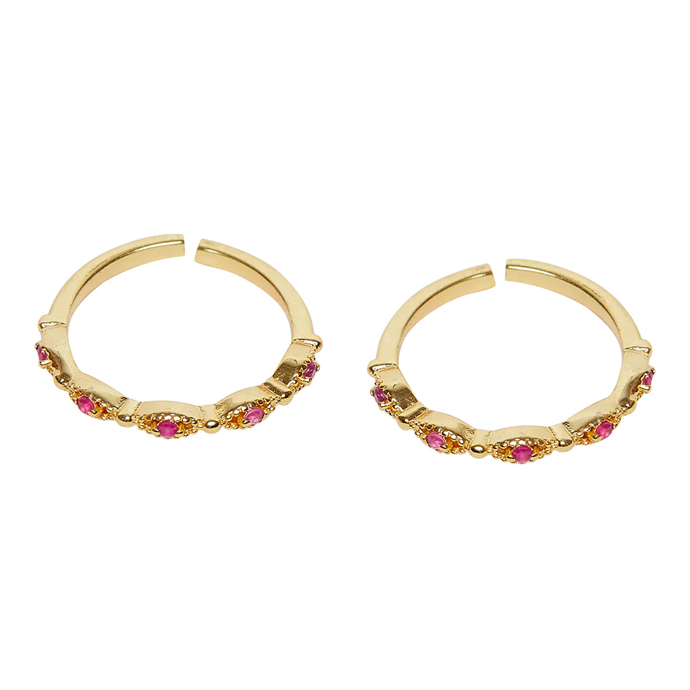 Sparkling Essentials Stylish Toe Rings For Modish Women - Image 3