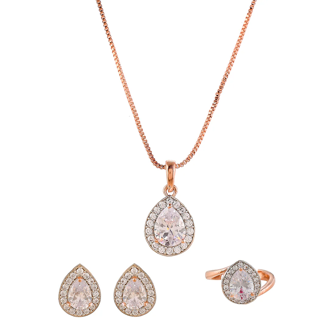 Sparkling Essentials White Teardrop Cut Zircon Box Set - Image 3