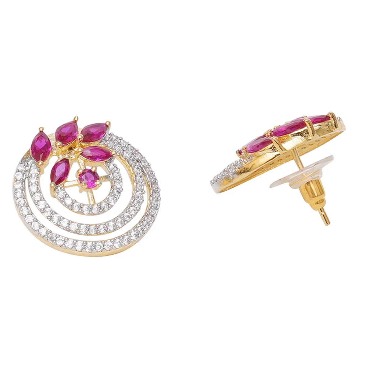 Sparkling Essentials Zirconia Gems Adorned Mangalsutra Set - Image 5