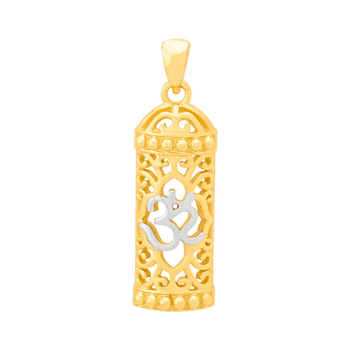 Spiritual Saga Filigree OM Shivling Pendant - Image 3