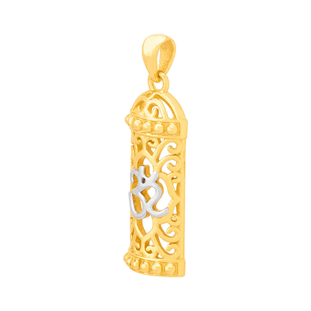Spiritual Saga Filigree OM Shivling Pendant - Image 4