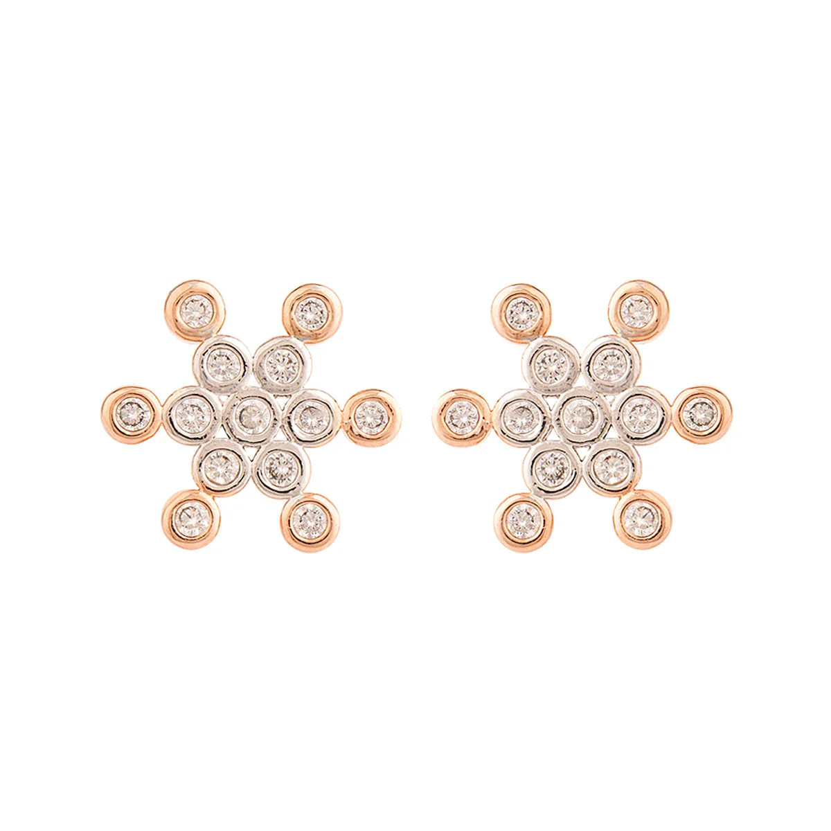 Star Motif Stud Earrings - Image 3