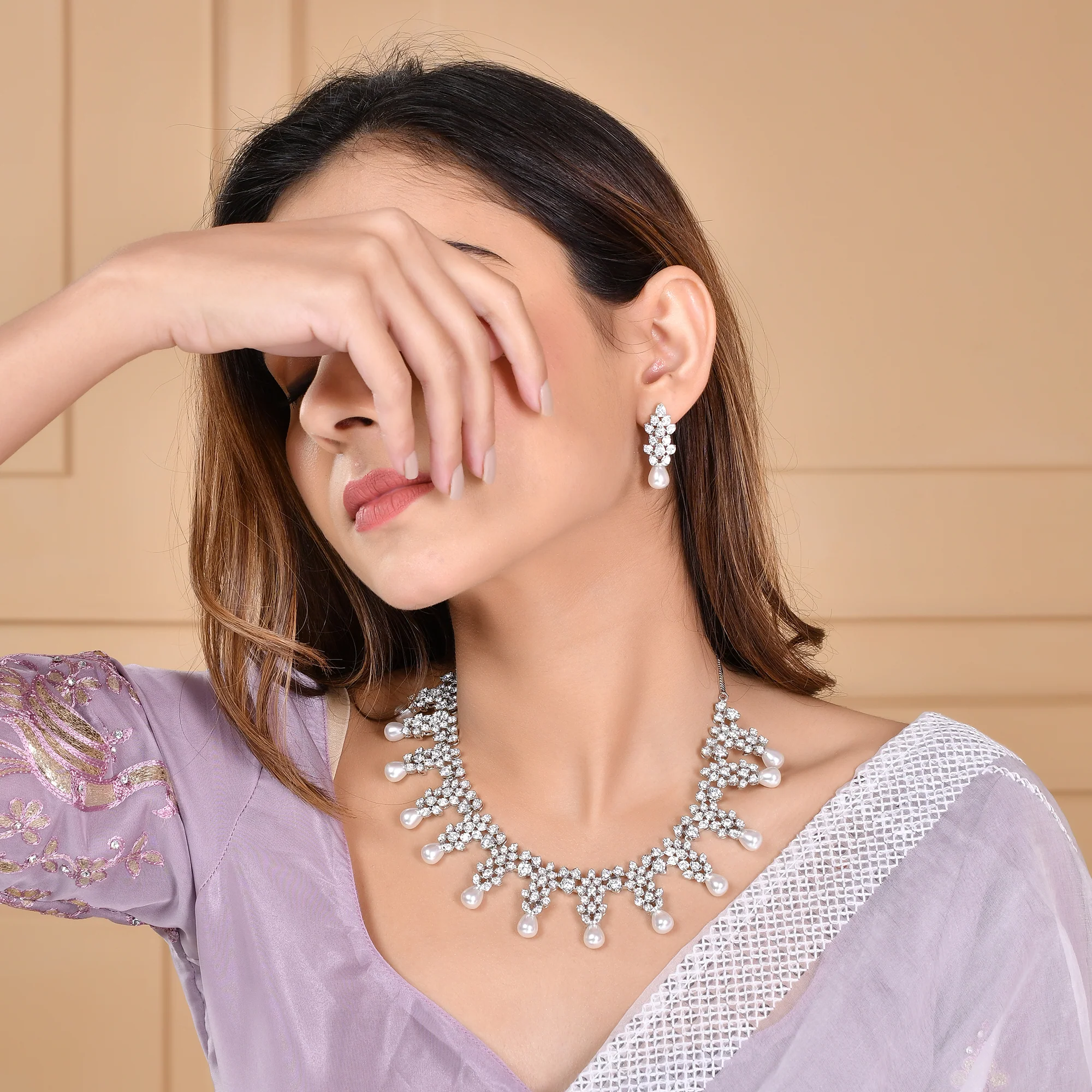 Starlight Carina Collar Necklace Set - Image 3