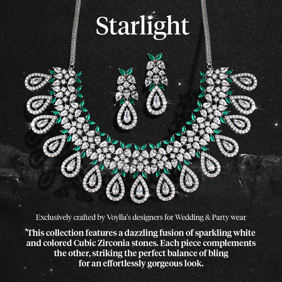 Starlight Sitara Necklace Set - Image 9