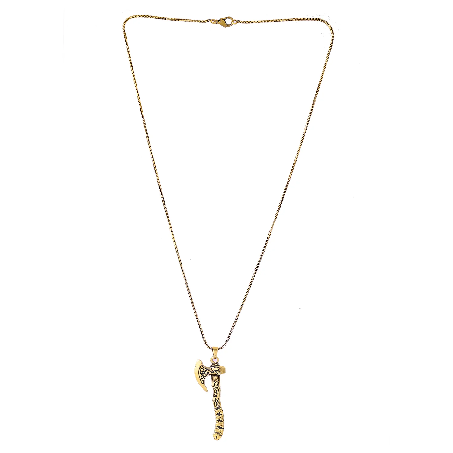 Statement Axe of Valor Mens Pendant - Image 5