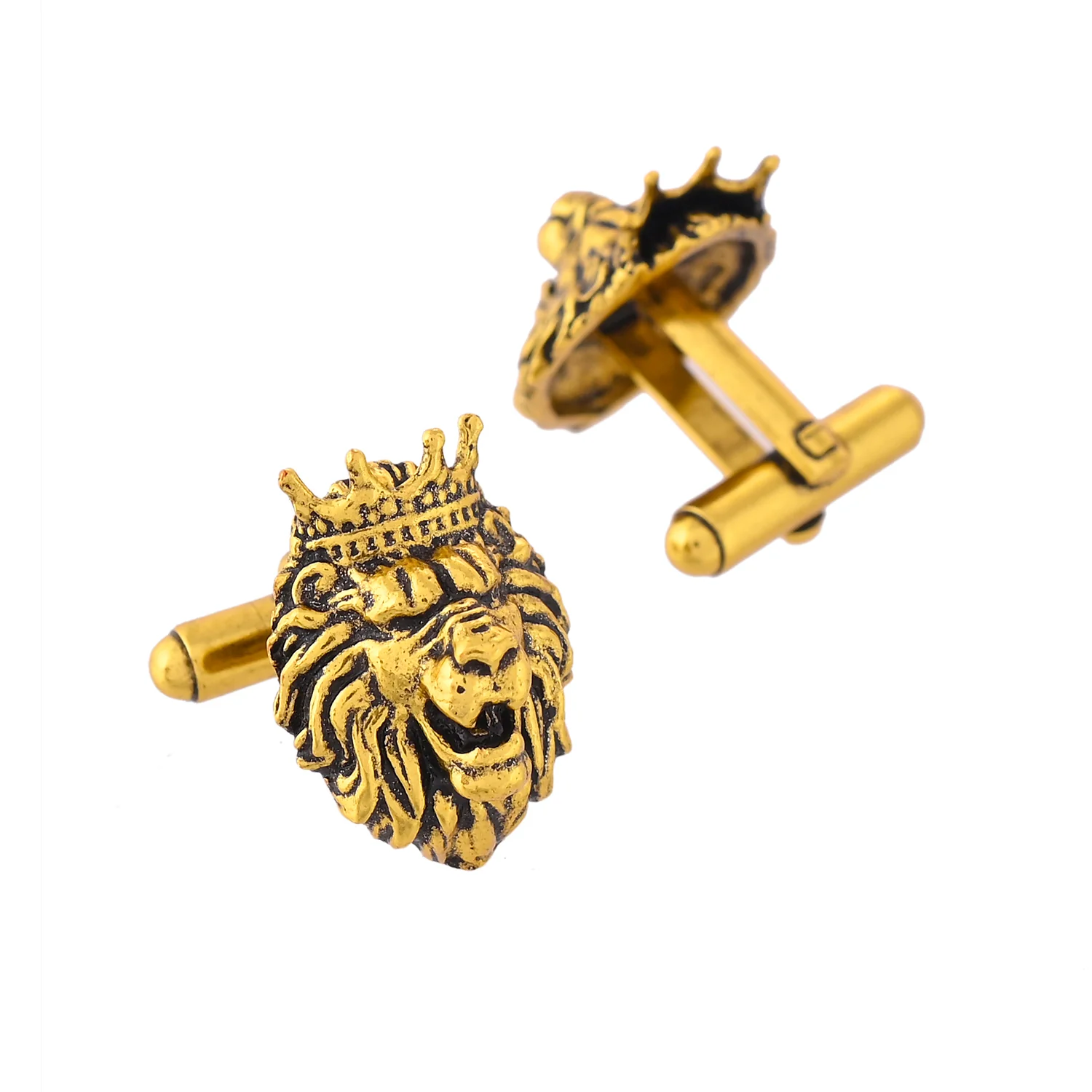 Statement The Golden Crowned Roar Cufflinks - Image 3