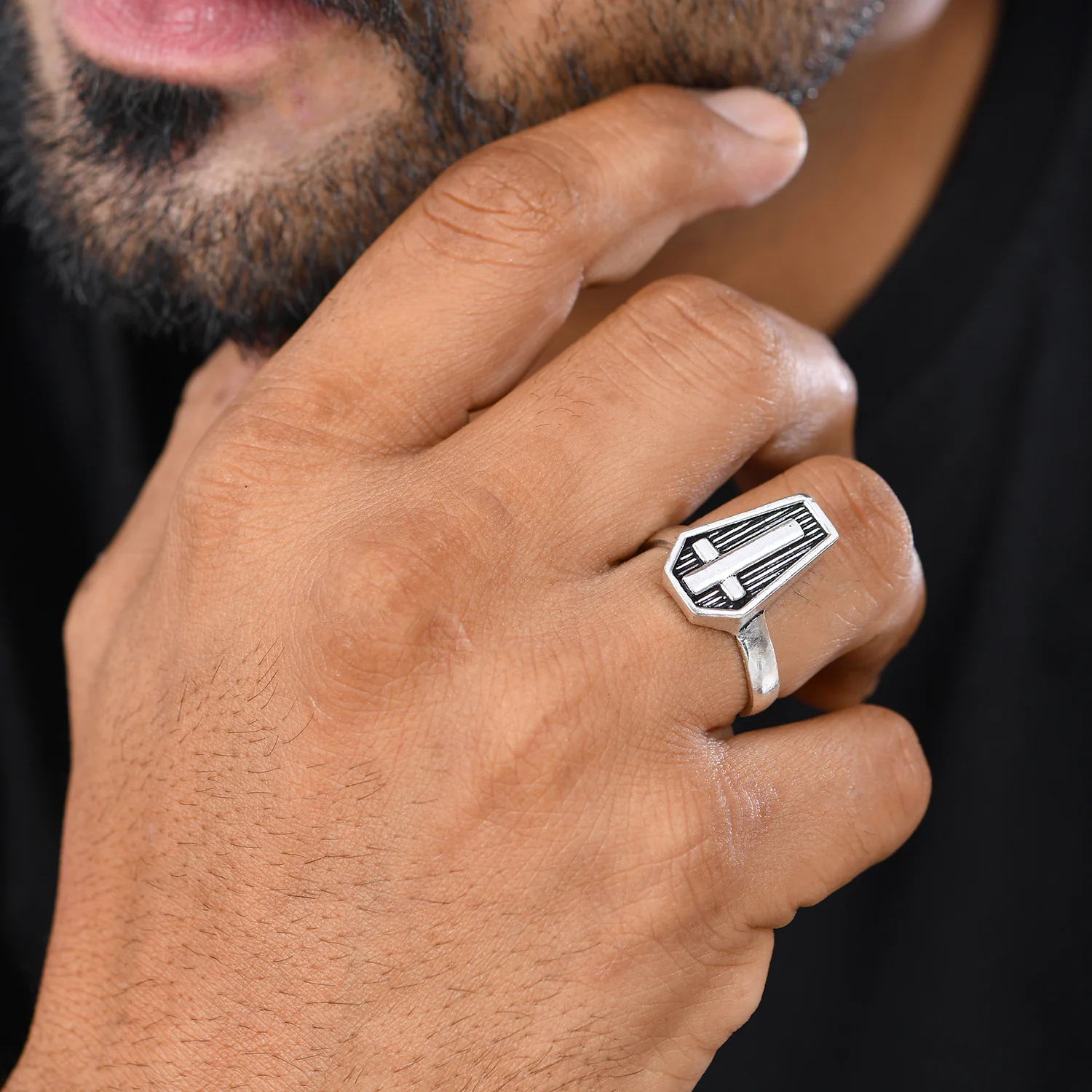 Statement The Last Rite Mens Ring - Image 2