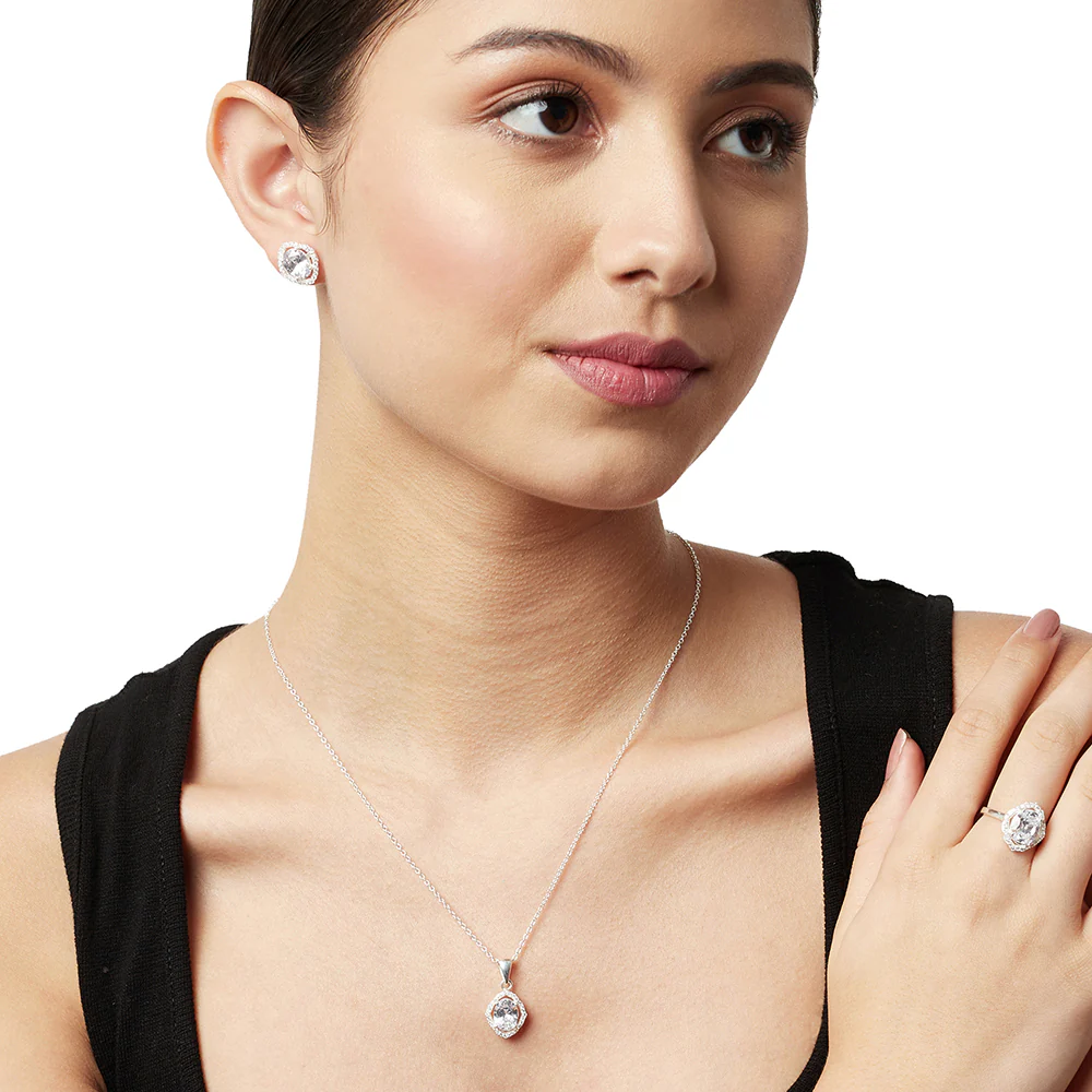 925 Sterling Silver Steller Oval Box Set - Image 2