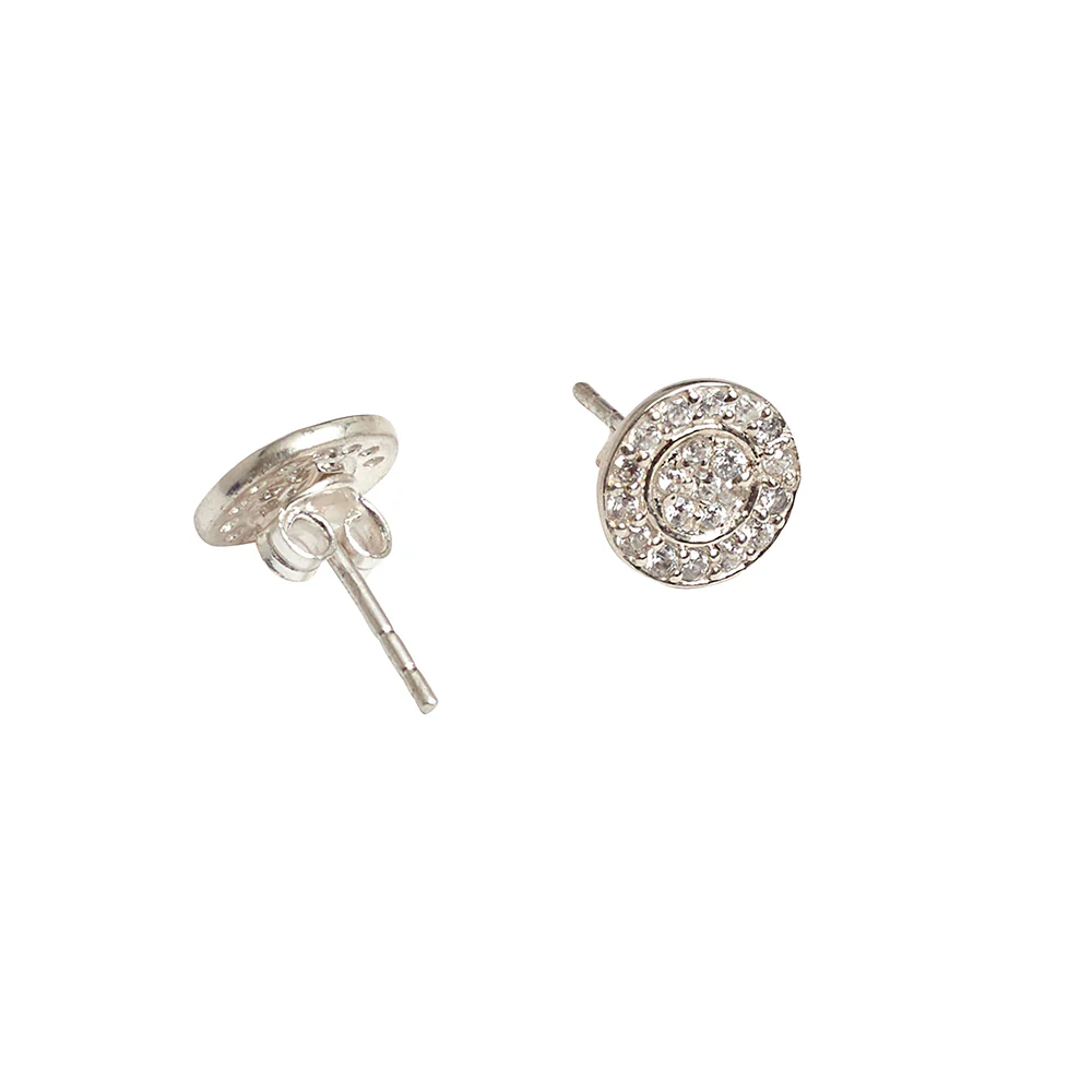 Sterling CZ Stone 925 Sterling Silver Pendant Set - Image 6