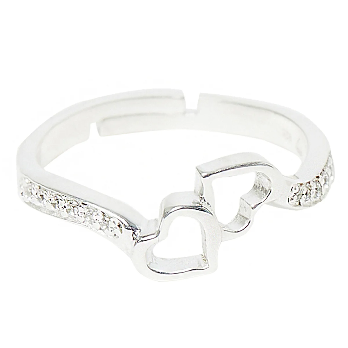 Sterling Silver Band Ring With Smooth Finish - Image 3