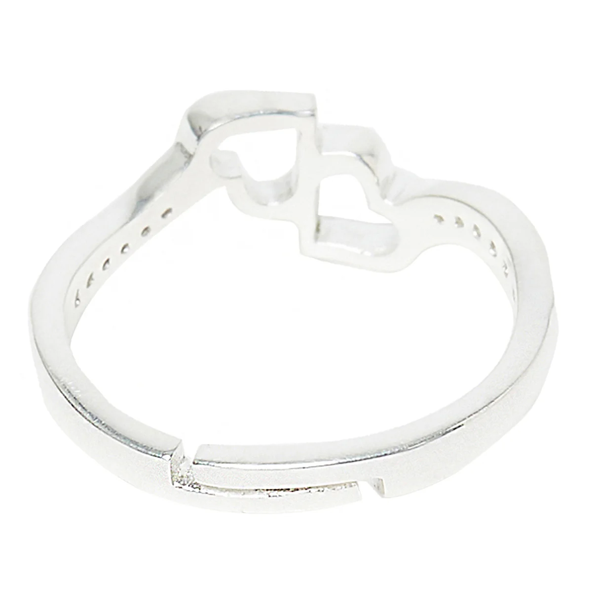 Sterling Silver Band Ring With Smooth Finish - Image 4