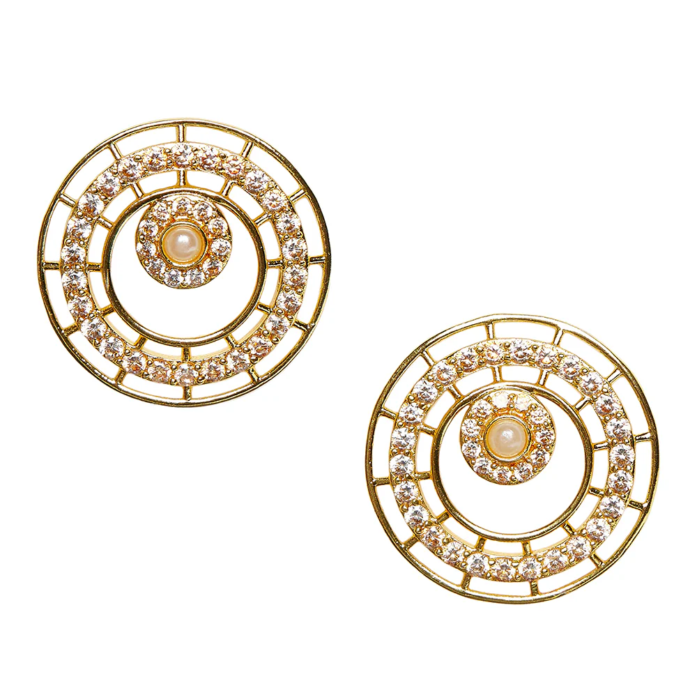 Stunning Design CZ Sparkling Earrings - Image 3
