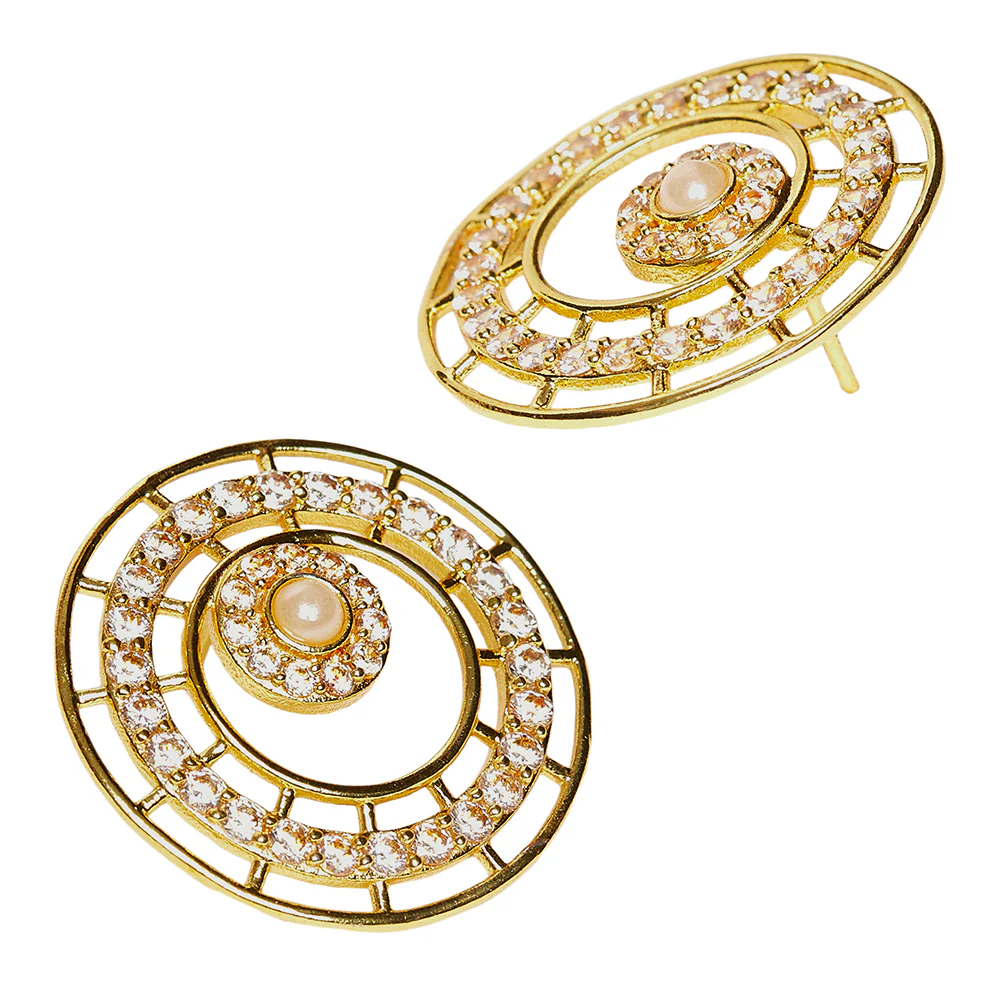 Stunning Design CZ Sparkling Earrings - Image 4