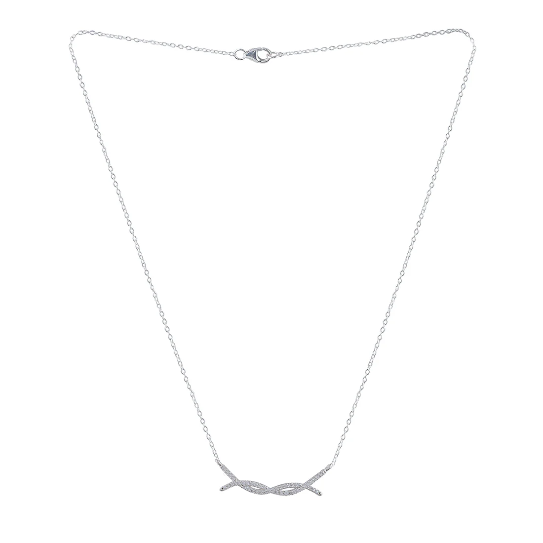 Stylish 925 Sterling Silver necklace - Image 3