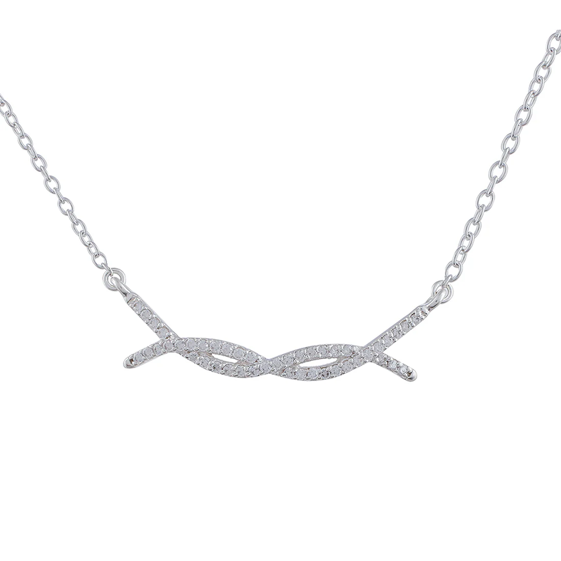 Stylish 925 Sterling Silver necklace - Image 4