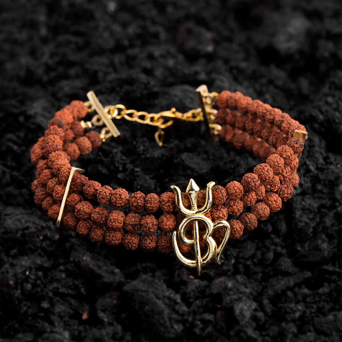 Stylish Mahadev Trident & OM Bracelet