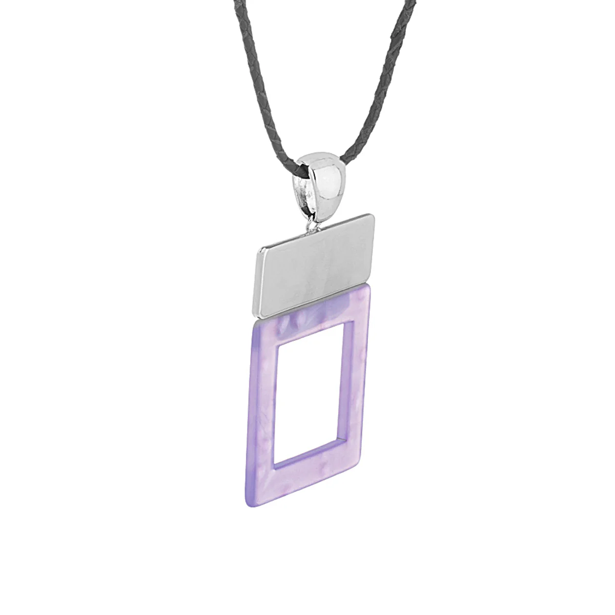 Stylish Silver Pendant Chain - Image 2