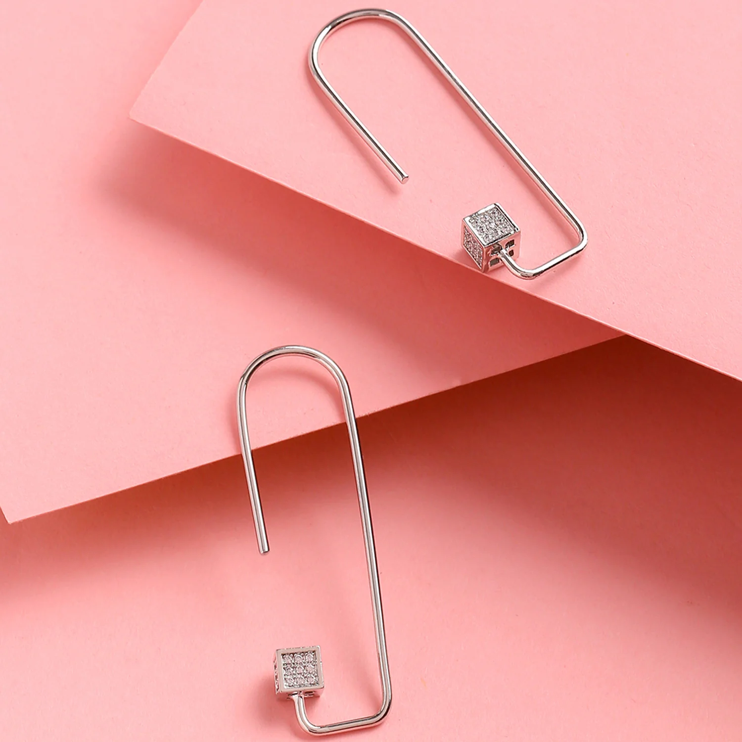 Stylish Silver Plated Earrings