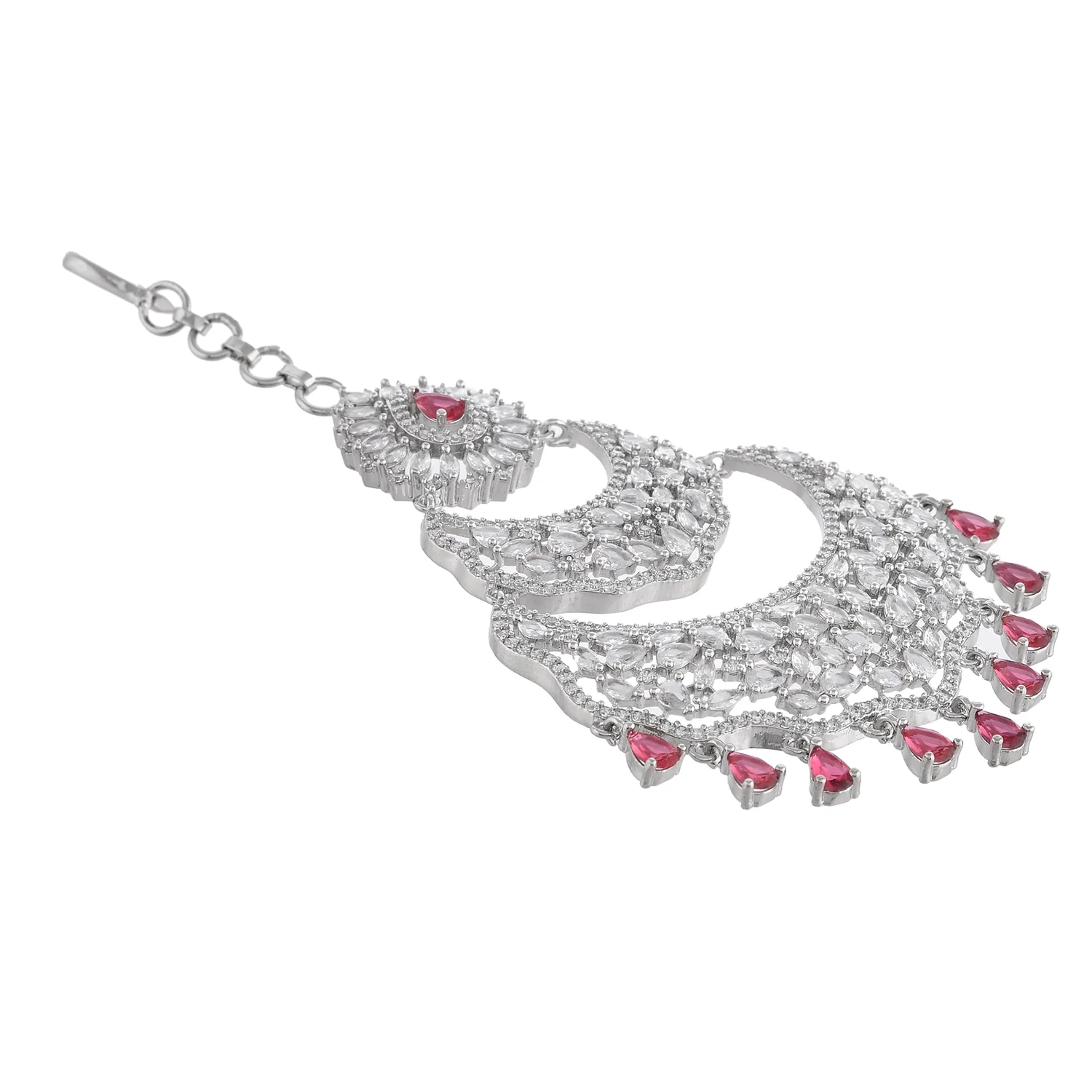 Sultana American Diamond Paasa Maangtikka - Image 4