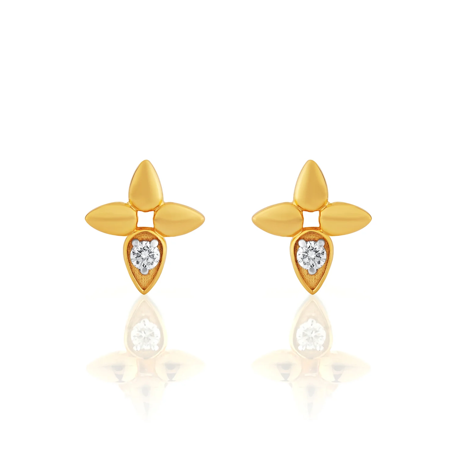Sunflare Lab-Grown Diamond Stud Earrings - Image 4