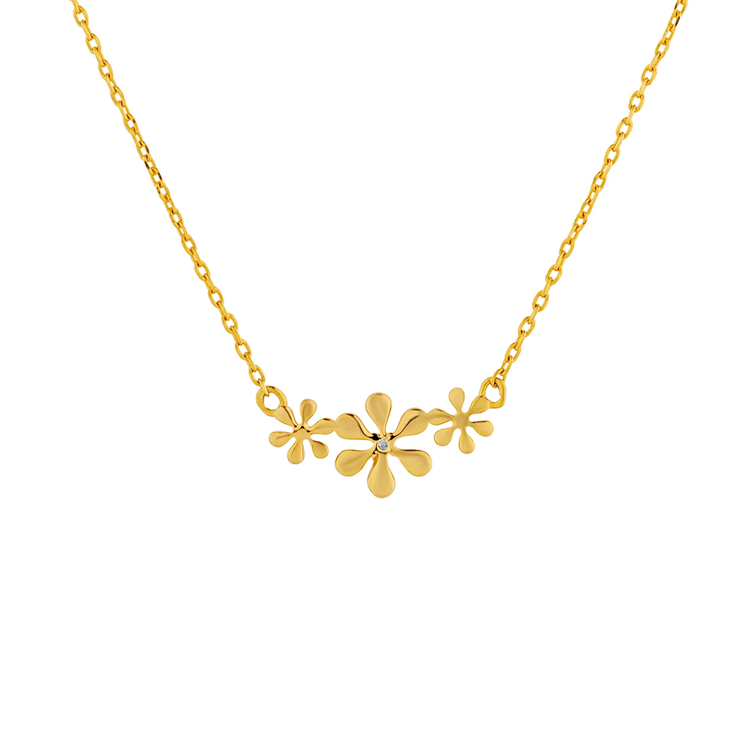 Sunset Flora Lab-Grown Diamond Necklace - Image 5