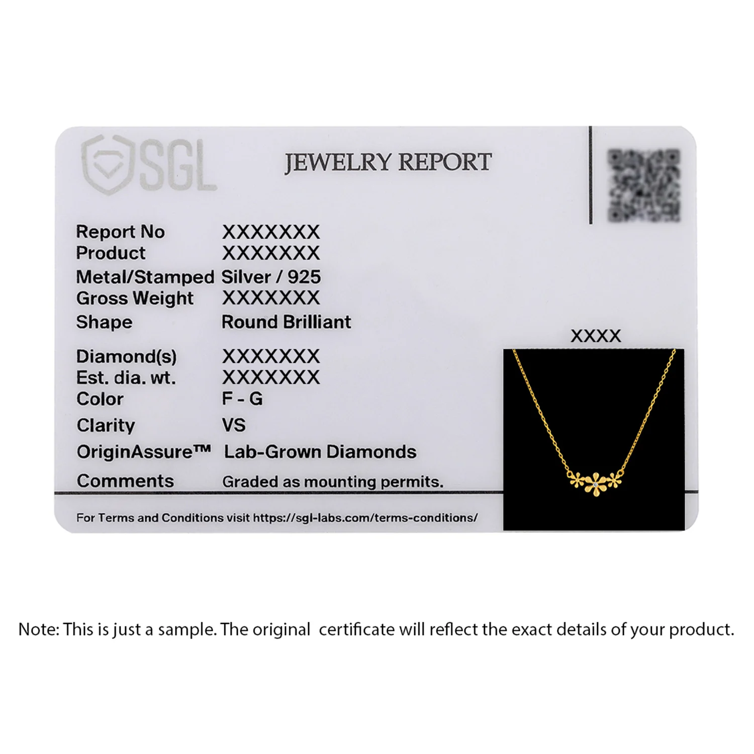Sunset Flora Lab-Grown Diamond Necklace - Image 6