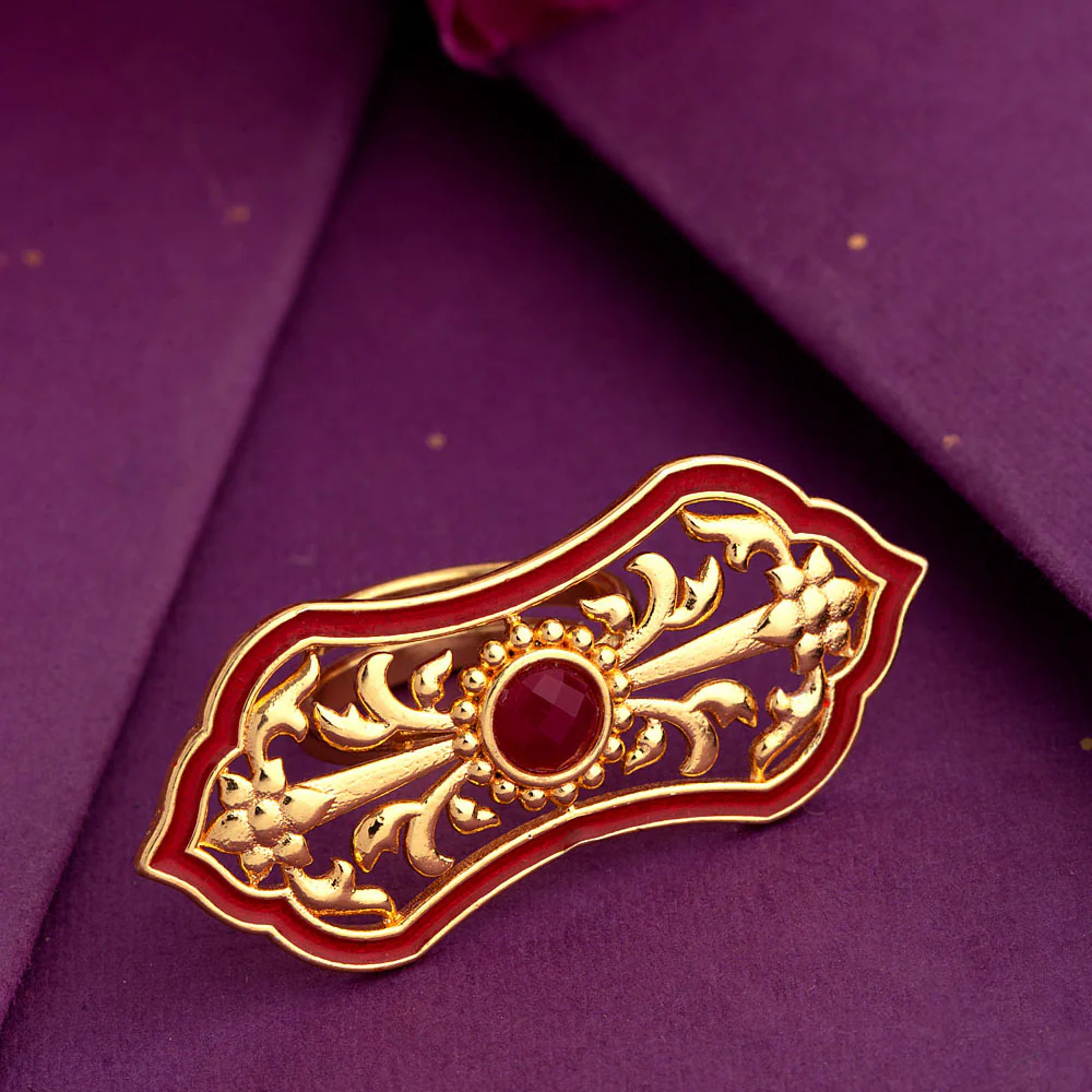 Swarnam Filigree Design Ring