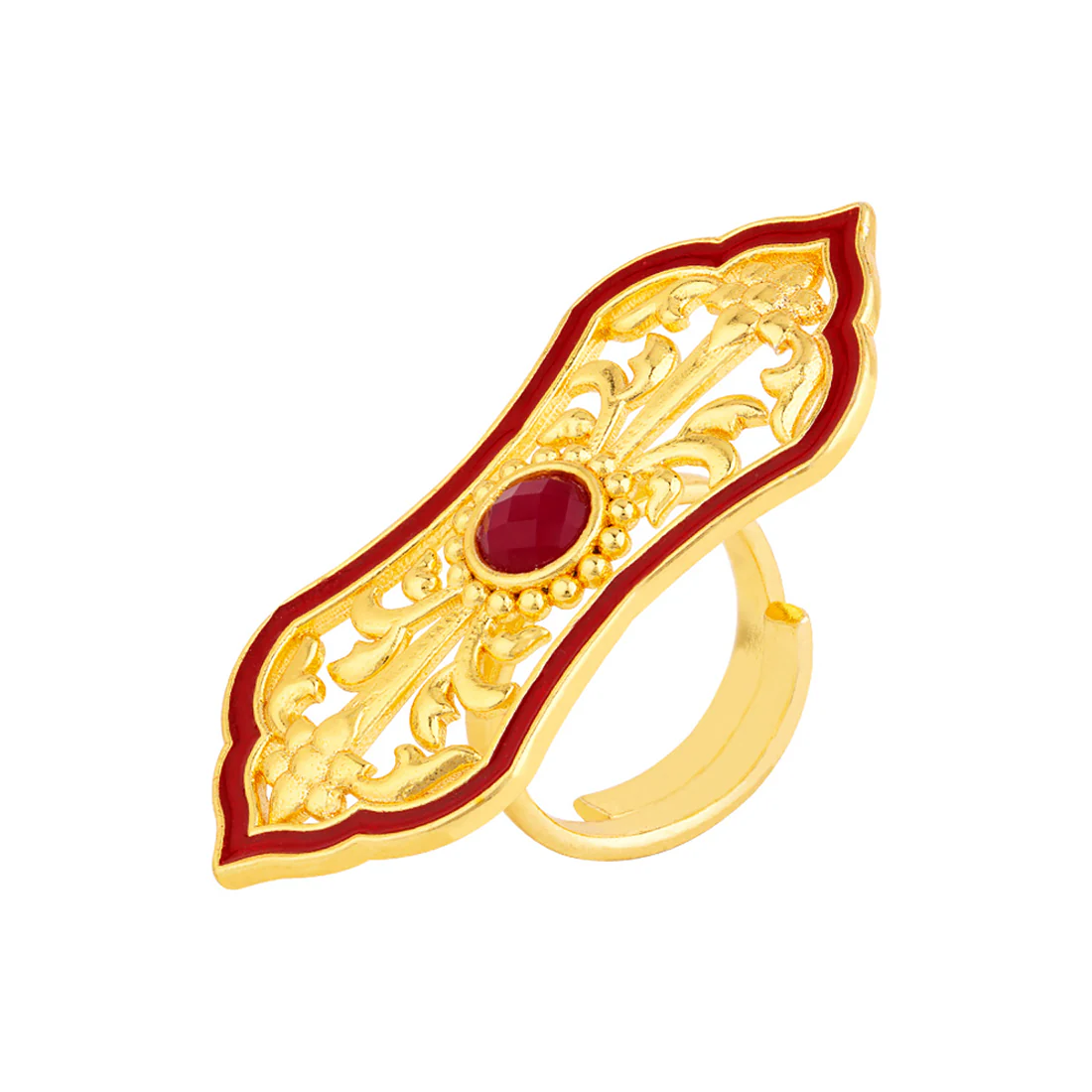 Swarnam Filigree Design Ring - Image 3