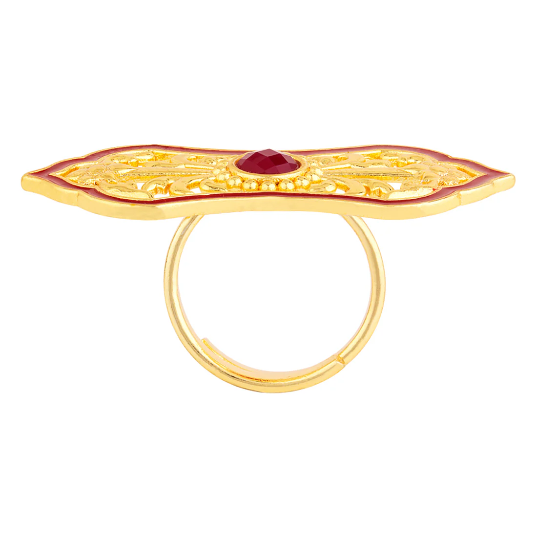 Swarnam Filigree Design Ring - Image 4