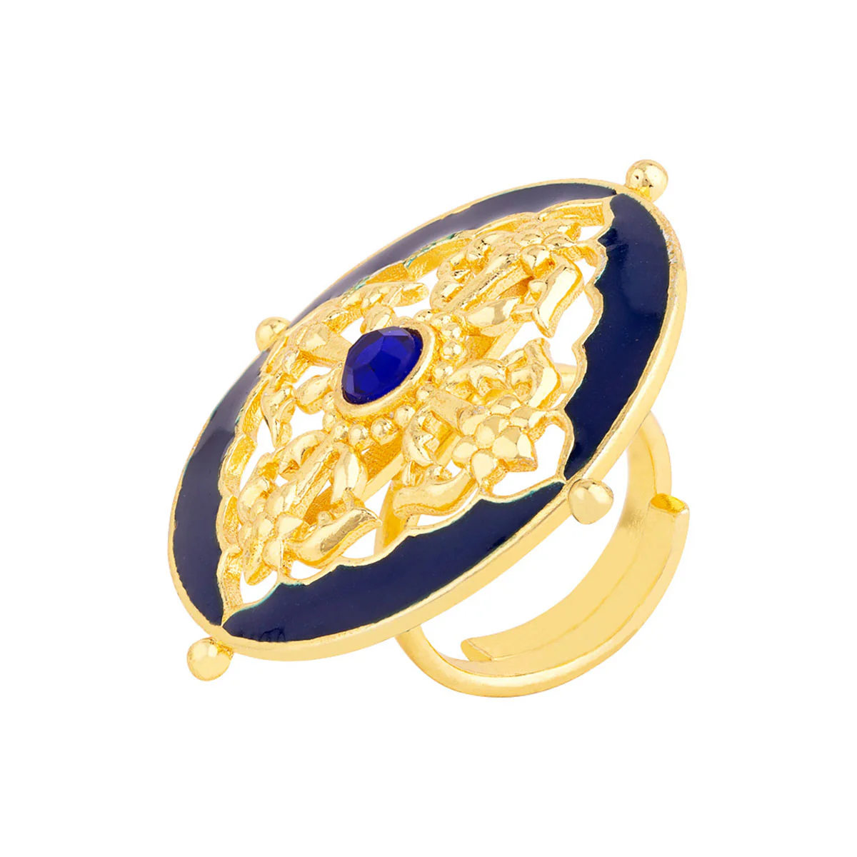 Swarnam Rangoli Inspired Ring - Image 3
