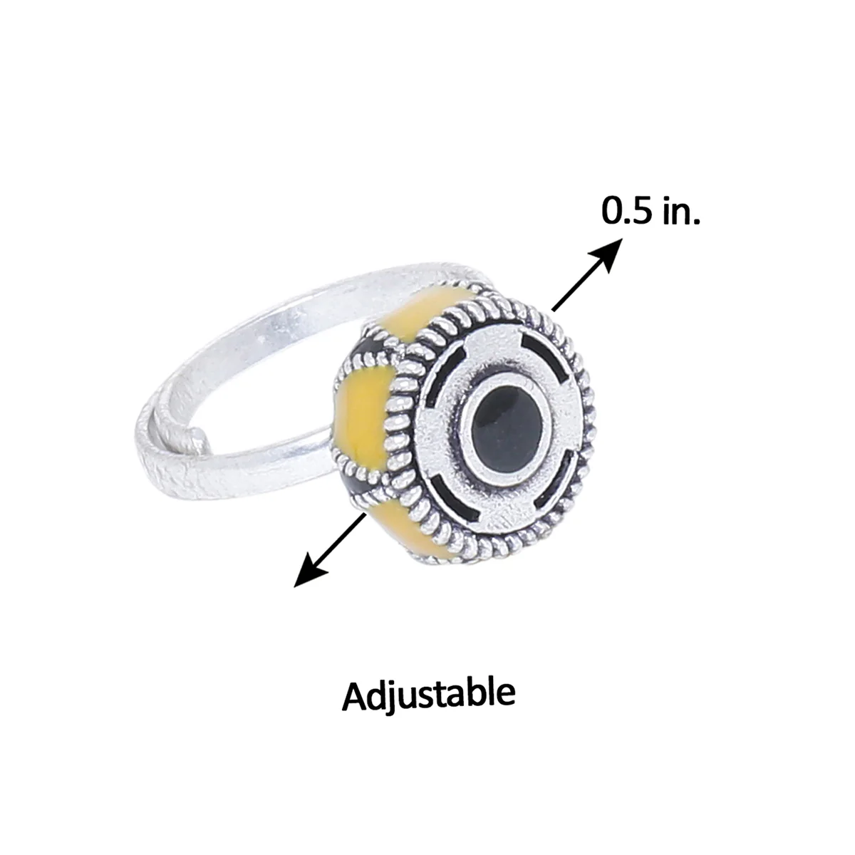 Taal Mridang Dholak Statement Ring - Image 6